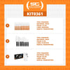 Kit - Jogo de Churrasco Inox 12 Peças + 1 Conjunto Facas 9pç + 1 Faqueiro Inox 24pç - Tramontina