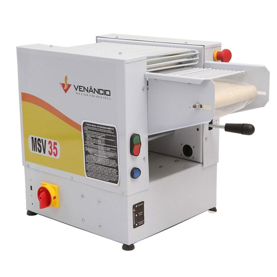Modeladora De Pão Profissional 35cm Modelo De Mesa MSV35 - Venâncio