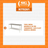 Kit - 4 Mesa Panificadora Desmontável 900x870x1900 M-190 - Braesi