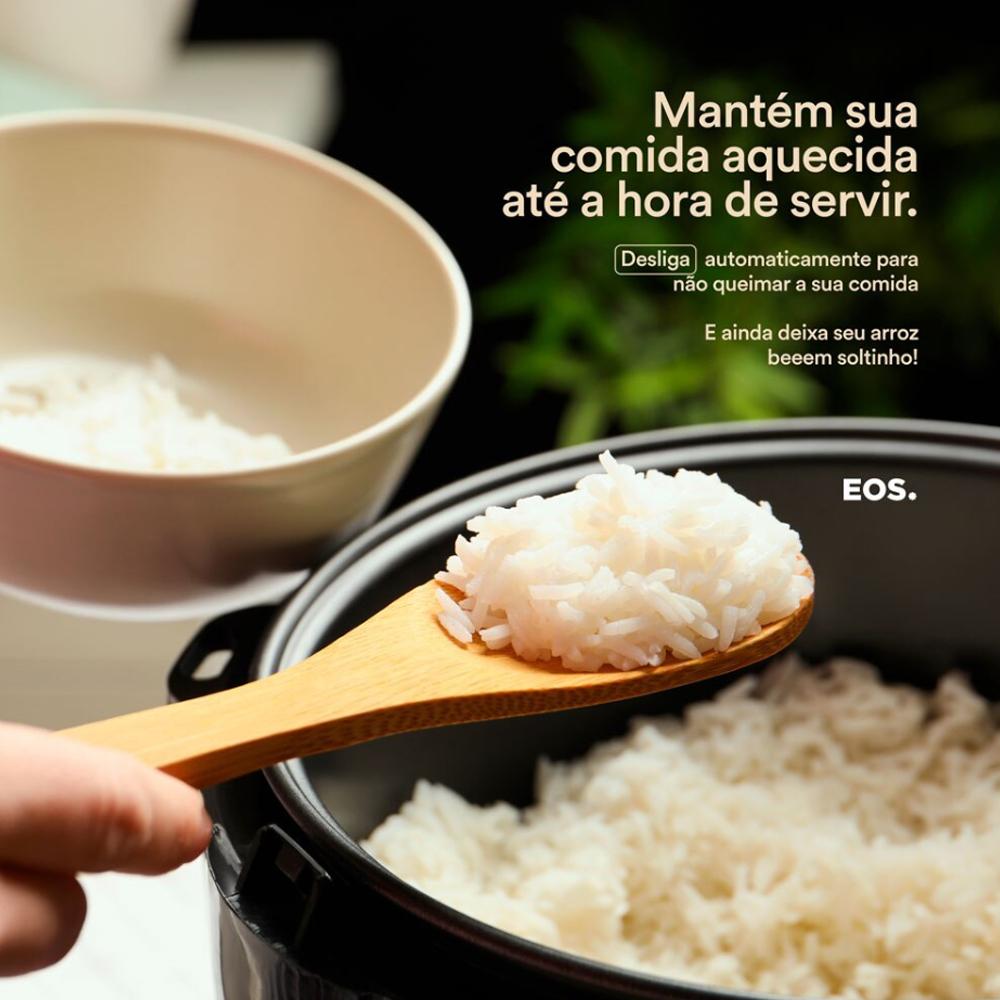 Panela Elétrica De Arroz 10 Xícaras Preta EPA10P 127V - EOS