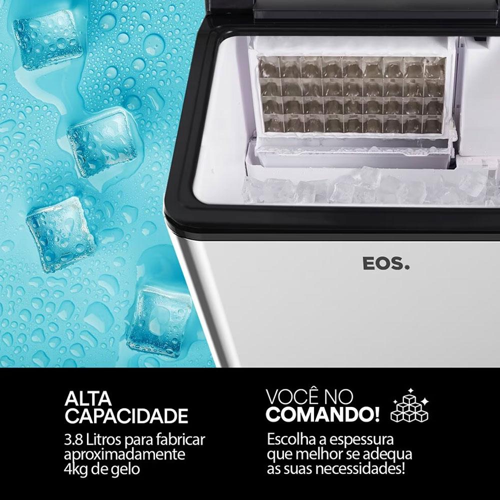 Máquina De Gelo 35Kg Inox Ice Compact EMG35 220V - EOS B170026