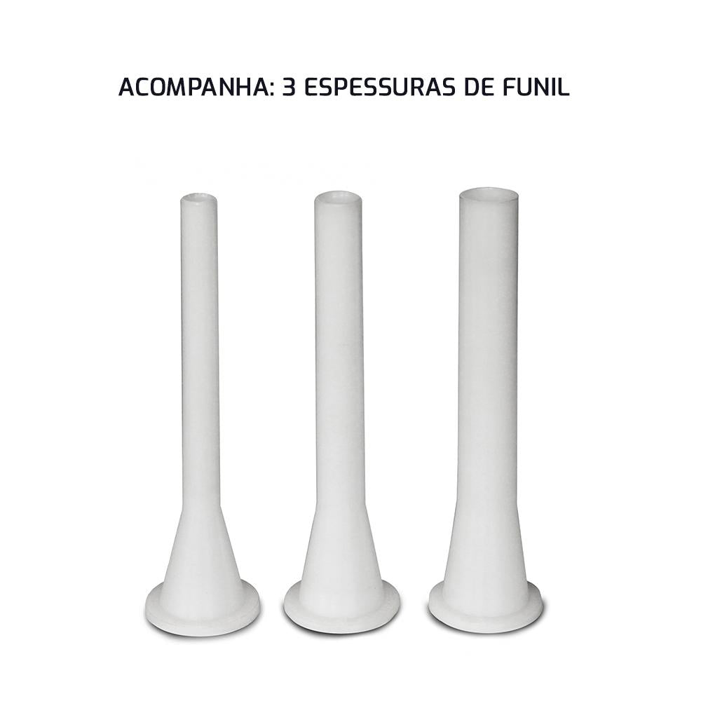 Ensacadeira de Linguiça Manual Profissional Inox Vertical 6kg ELV.6 – Metvisa