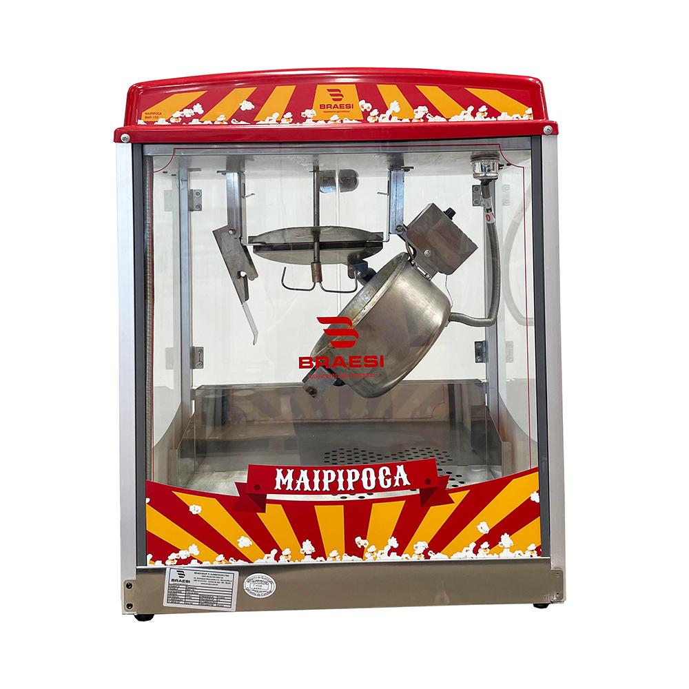 Semi - Máquina Pipoqueira Profissional Comercial Elétrica Inox BMP-150 220v - Braesi