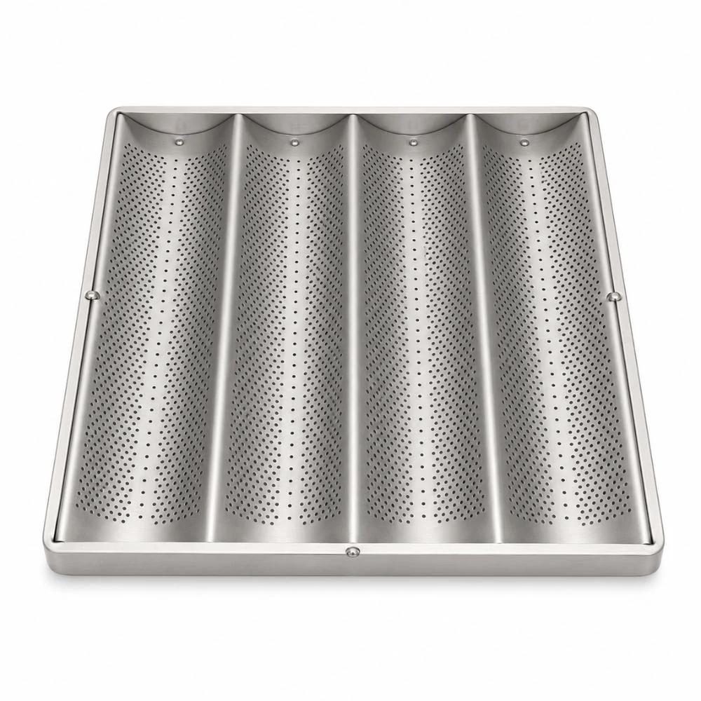 Forno Turbo Elétrico Prp-004 Digital Vermelho 220v Progás + Mesa Inox Imeca + 4 Assadeiras Onduladas
