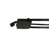 Kit - 4 Aparadores Aramados Em U Para Organização De Gôndola 30x91 Preto - SA Gôndolas