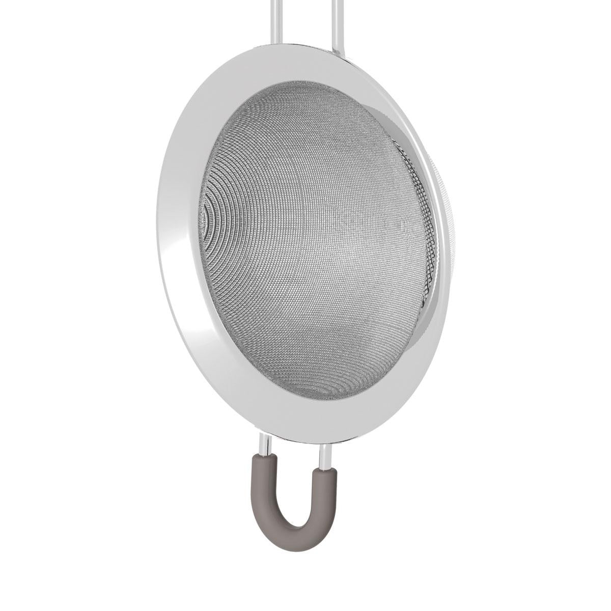 Peneira Softta em Aço Inox Com Cabo e Alça em Silicone Cinza 8,8 cm - Tramontina 25860160