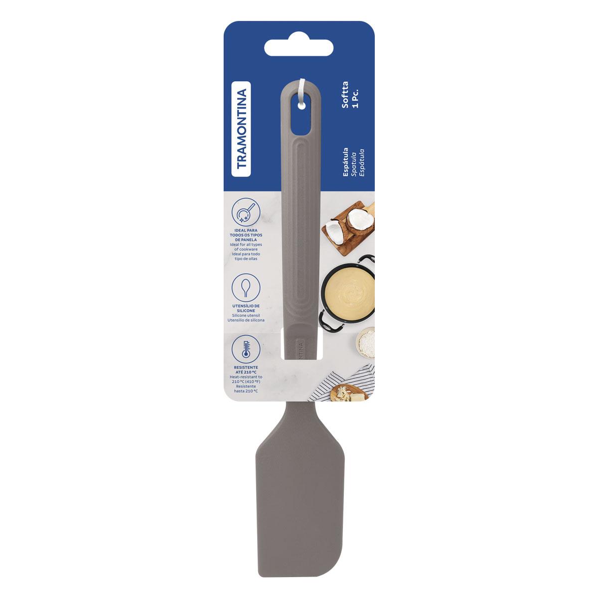 Espátula Softta em Silicone Cinza - Tramontina 25855160