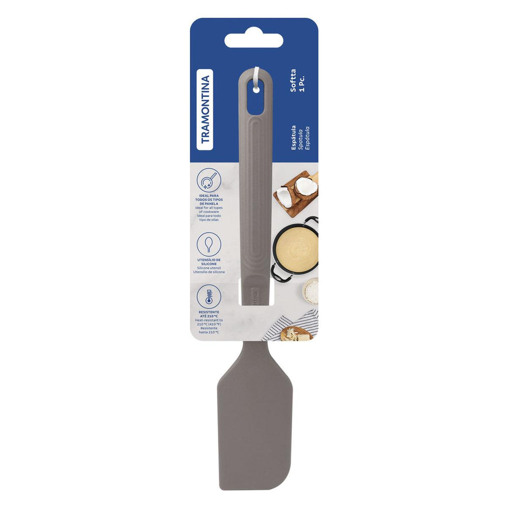 Espátula Softta em Silicone Cinza - Tramontina 25855160