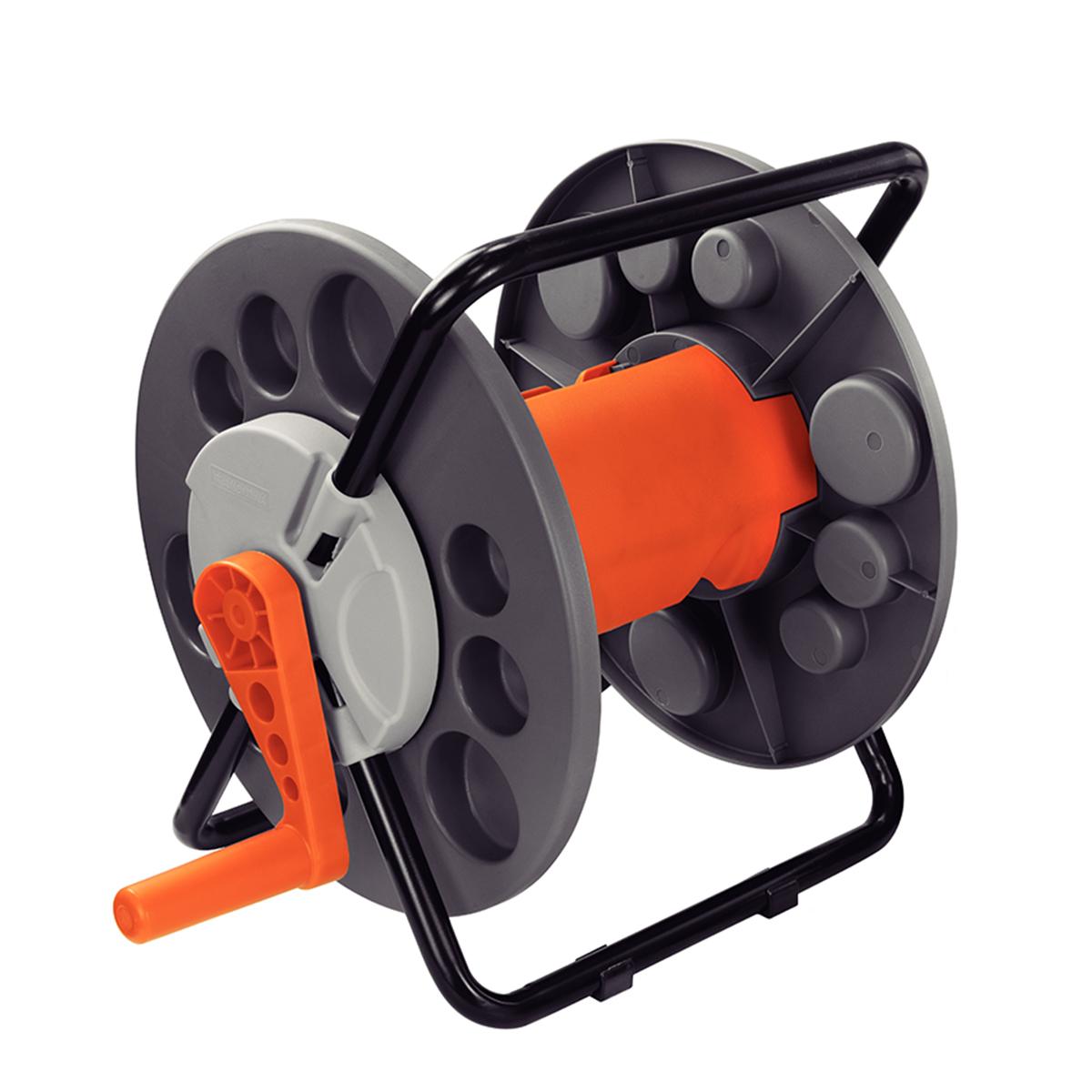 Conjunto Irrigação Enrolador Mangueira 20m Esguicho Adaptadores Engates 9pcs - Tramontina 78594600