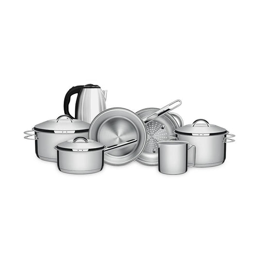Conjunto De Panelas Solar Inox 6 Peças E Chaleira Elétrica ECH01 1,8L 220v - Eos