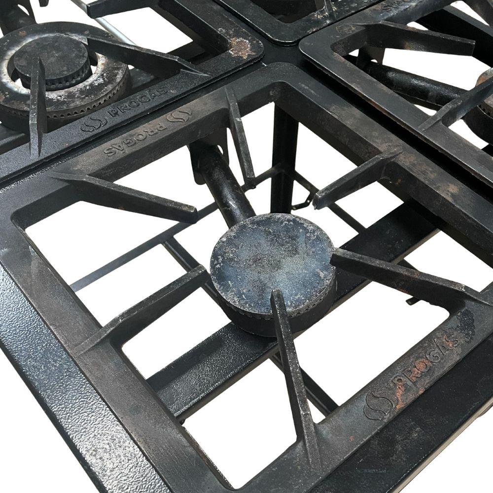 SEMINOVO - Fogão 4 Bocas 2 Duplas e 2 Simples Queimadores Ferro Fundido Baixa Pressão PMSD-42 G2 - Progás