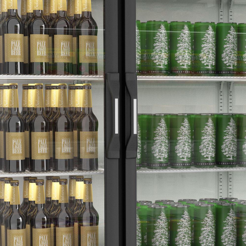 Autosserviço Vanguard Extra Frio Refrigerador 3 Portas -5°C Preto ASVEF3PVPB 220V - Refrimate