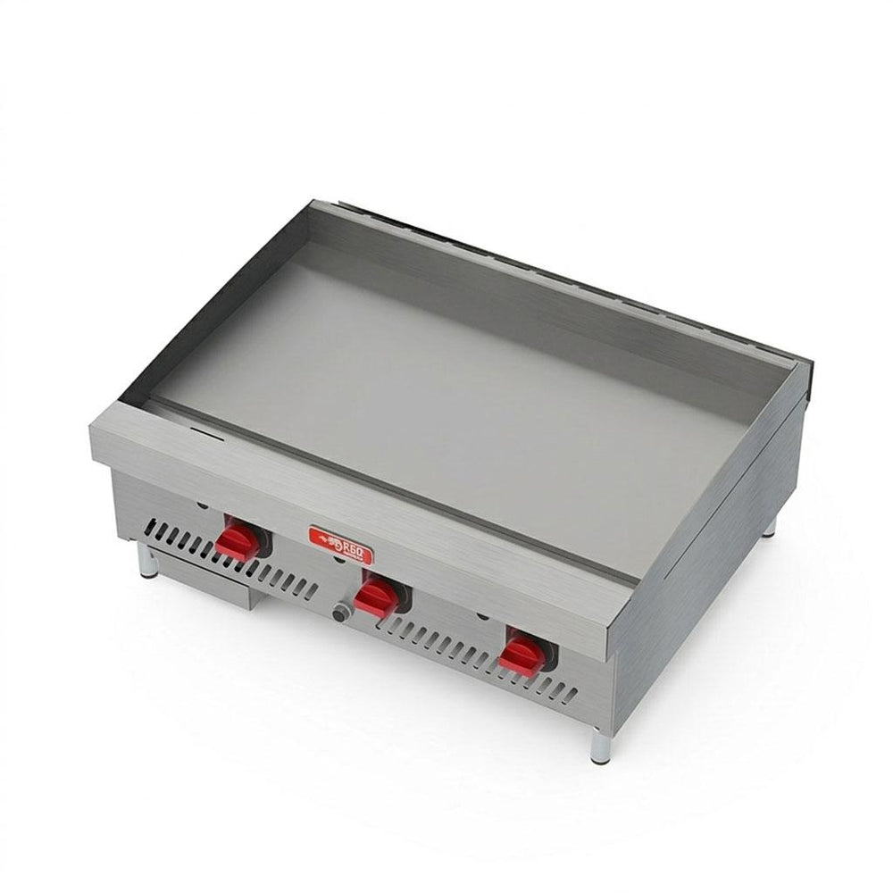 Chapa de Fritura a Gás Glp Estrutura Inox Chapa 91cm 25mm Chexp915-g25 - Red Chameleon