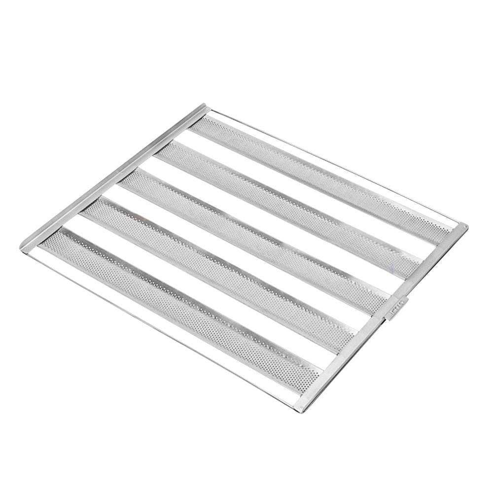 KIT - 6 Esteiras Pão Francês 5 Talas Tiras Alumínio 7cm 50g 58x70 - Imeca