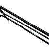 Kit - 4 Aparadores Aramados Em U Para Organização De Gôndola 30x91 Preto - SA Gôndolas