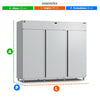 Mini Camara Resfriados Vanguard 2900 Prateleira Inox MCVR2900i 220v - Refrimate