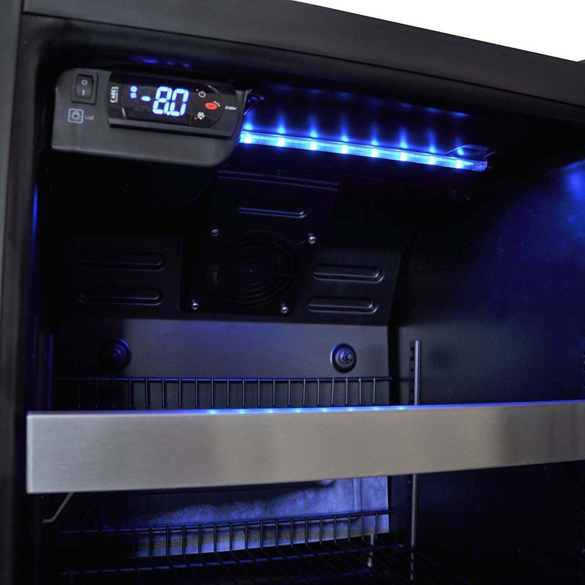 Visa Cooler Expositor Cervejeiro 100L Black EXPMBK - Venax Preto Fosco