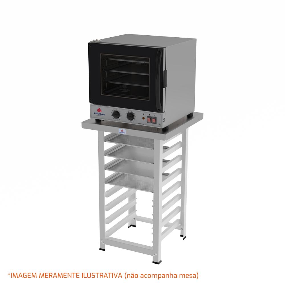 Kit Forno Turbo Elétrico PRP-004 G2 127V Preto Progás + 4 Assadeiras Cimapi