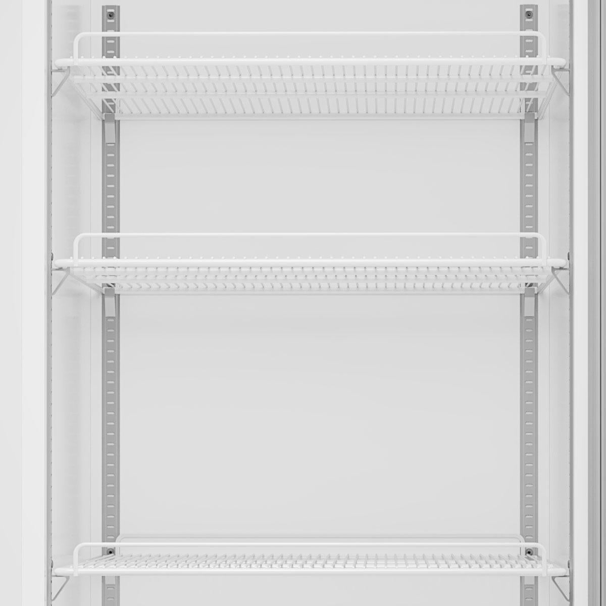 Kit Grade Prateleira VF55 Branca 64x54 Tanque Cremalheira + Ganchos - Metalfrio