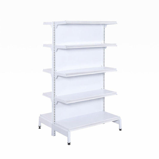 Gôndola Prateleira New Plus 1,70 Central Inicial GCI - SA Gôndolas Porta Etiquetas Branco