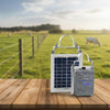 Eletrificador Solar Cercas Elétricas Grandes Propriedades Com Bateria Zs20i + Voltímetro - Zebu