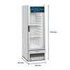 Visa Cooler Refrigerador Expositor Multiuso Porta Vidro 229/256L VB25R Metalfrio