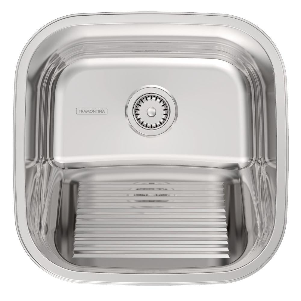 Tanque de Encaixe Para Embutir Hera 25l em Aço Inox Polido 40x40 - Tramontina 94403407