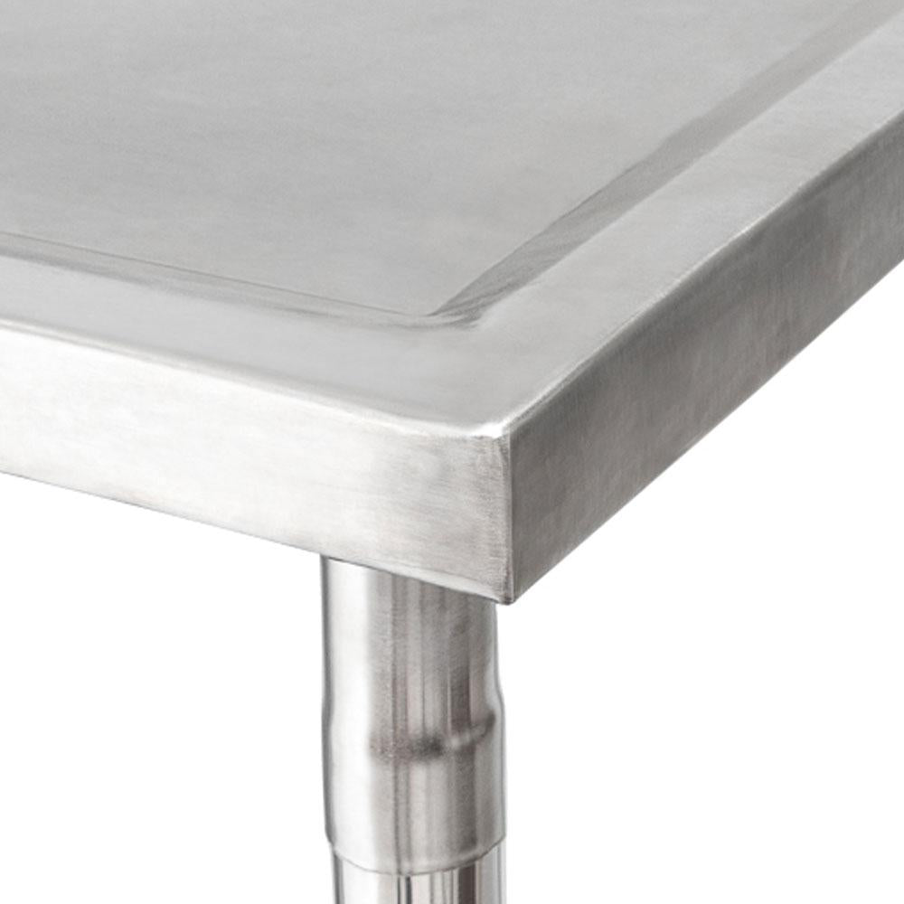 Bancada Mesa 150x70 Inox 304 Com 1 Cuba 60x50x25 Com Grade Inferior - Imeca 6806