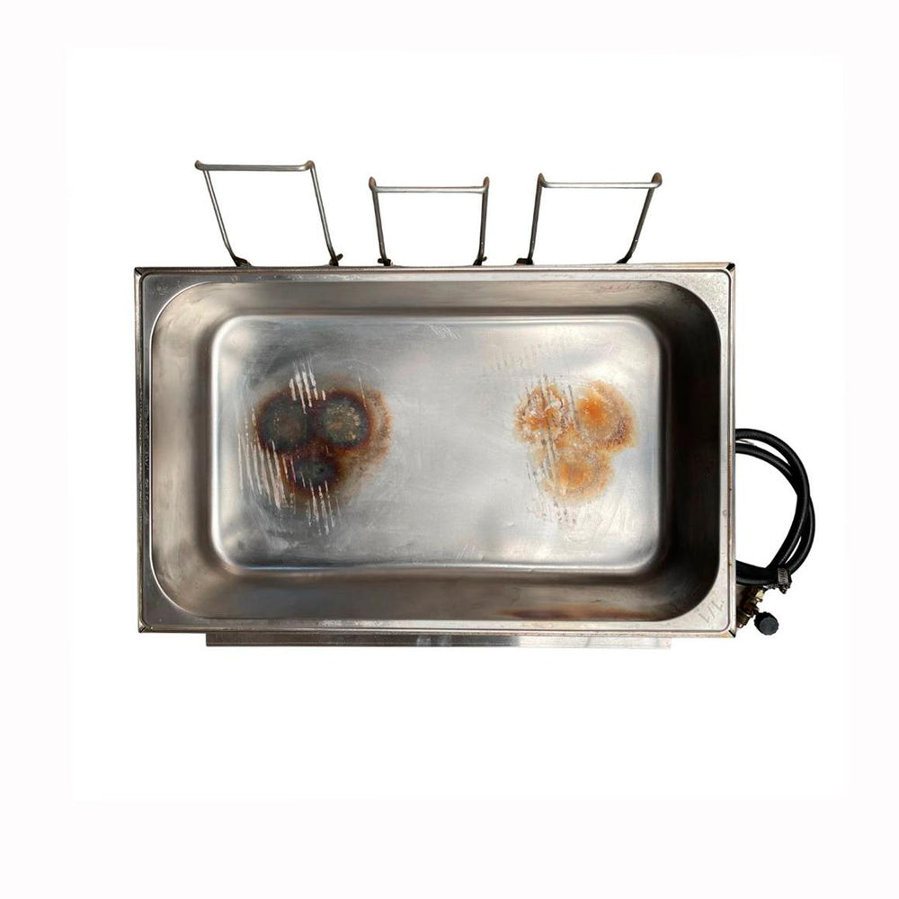 SEMINOVO - Fritadeira Profissional a Gás uma Cuba Grande retangular 10L Três Cestos Pr-30g - Progás