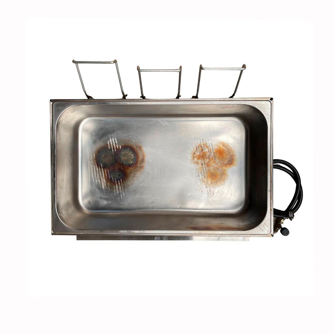 SEMINOVO - Fritadeira Profissional a Gás uma Cuba Grande retangular 10L Três Cestos Pr-30g - Progás