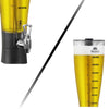 Cervejeira Expositora Porta Vidro 287L VN28RP Optima Gelada 220V Metalfrio Com Chopeira 3,5L