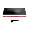 Kit 3 Bandeja Prateleira 30x91 Gôndolas New Plus Preto Porta Etiqueta Vermelho sa Gôndolas