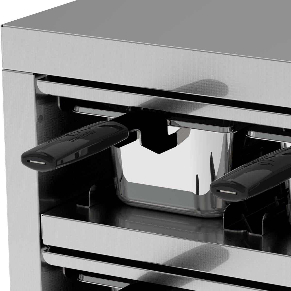 Conservador De Proteínas Profissional Digital Até 80ºC 4 Cubas 800W PRCPROT-04 220V - Progás P46374