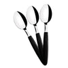 Kit - 24 Colheres de Mesa Ipanema Com Lâmina Em Aço Inox Cabo Preto Cptop - Tramontina 23363400