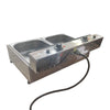Semi - Fritador Elétrico Profissional Retangular Óleo 2 Cubas Sfe212 Venâncio 220v