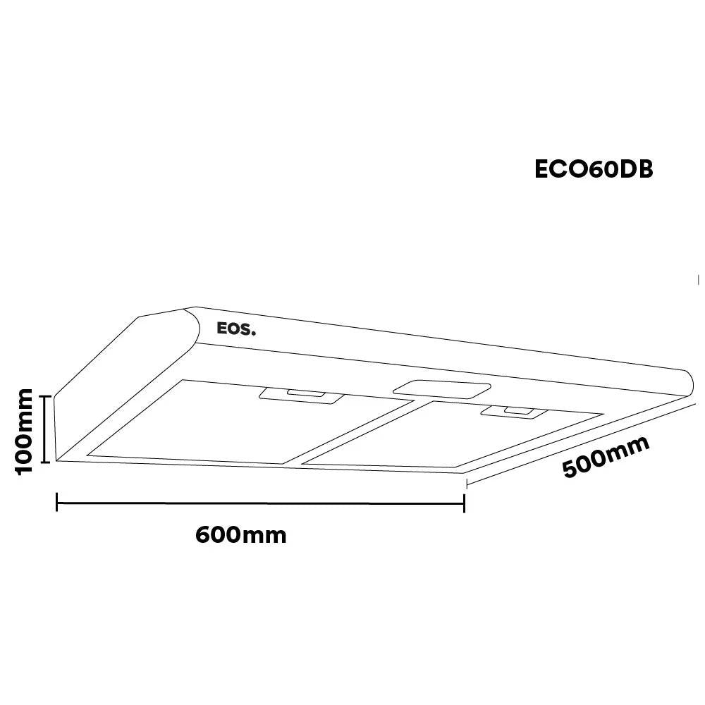 Depurador e Exaustor de Parede Cheff Gourmet Branco 60cm Eco60db 220v - Eos B163441