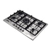 Fogão Cooktop Inox a Gás 5 Bocas 1 Dupla Ecg05 Bivolt - Eos B163916
