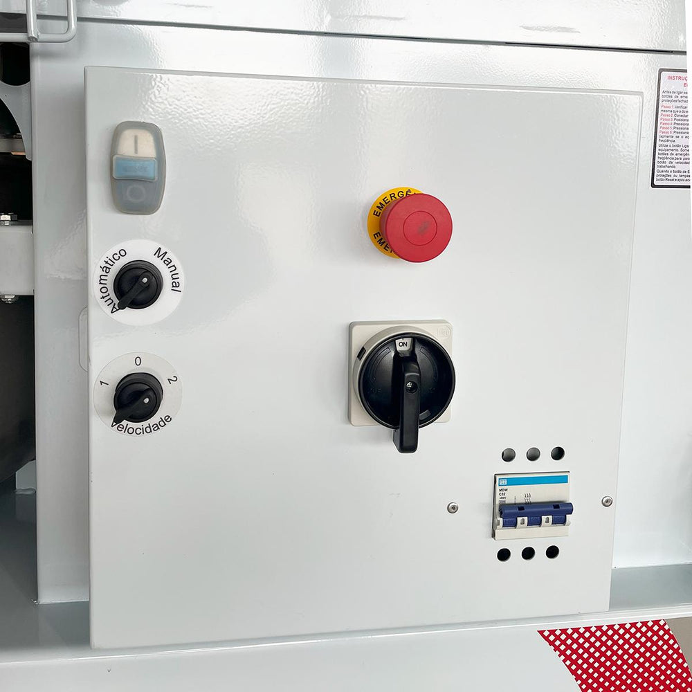 Amassadeira Espiral 80 kg Masseira Industrial Epóxi 2 Velocidades AE 80 G2 Trifásica 220T - Gpaniz 36010