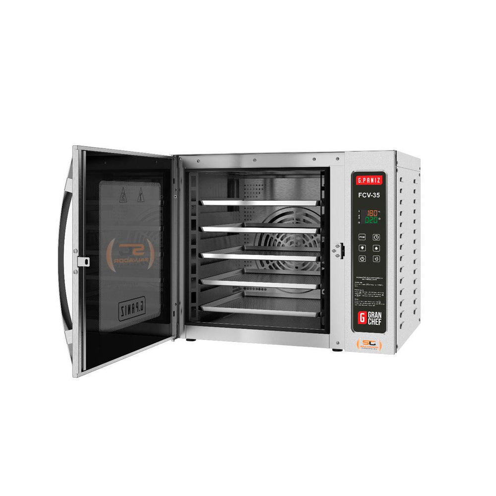 Forno Turbo Elétrico Convector Vapor 5 Esteiras FCV35 220V - Gpaniz