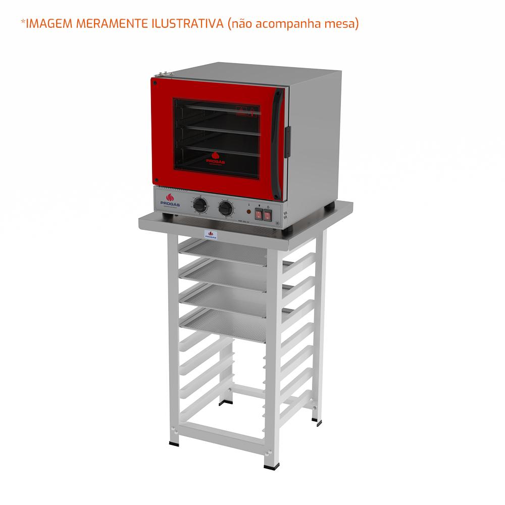 Kit Forno Turbo Elétrico PRP-004 G2 220V Vermelho Progás + 4 Assadeiras Cimapi
