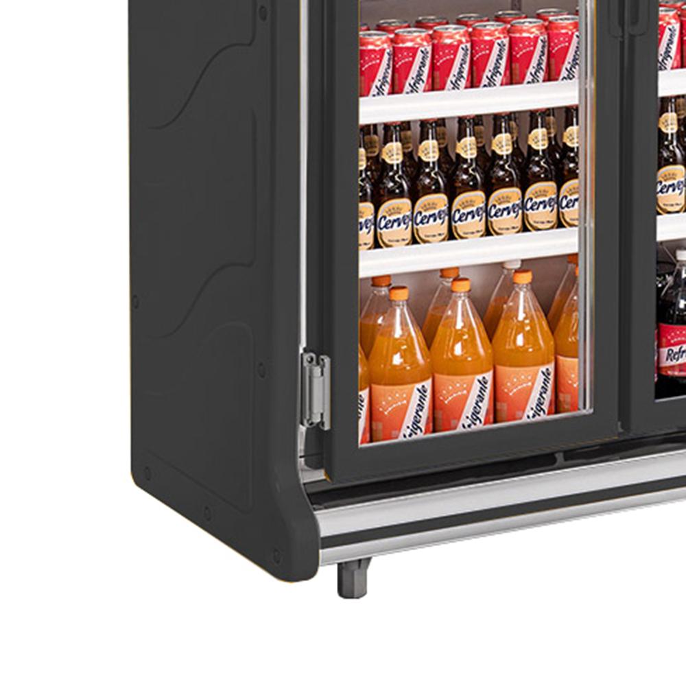 Auto Serviço Bebidas 2 Portas, ASB 1240 Preto 127v - Refrimate