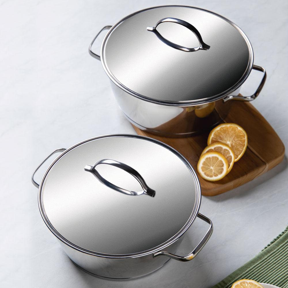 Caçarola Funda Allegra Aço Inox Fundo Triplo Fogões de Indução 18 Cm 2,2l - Tramontina 62654181
