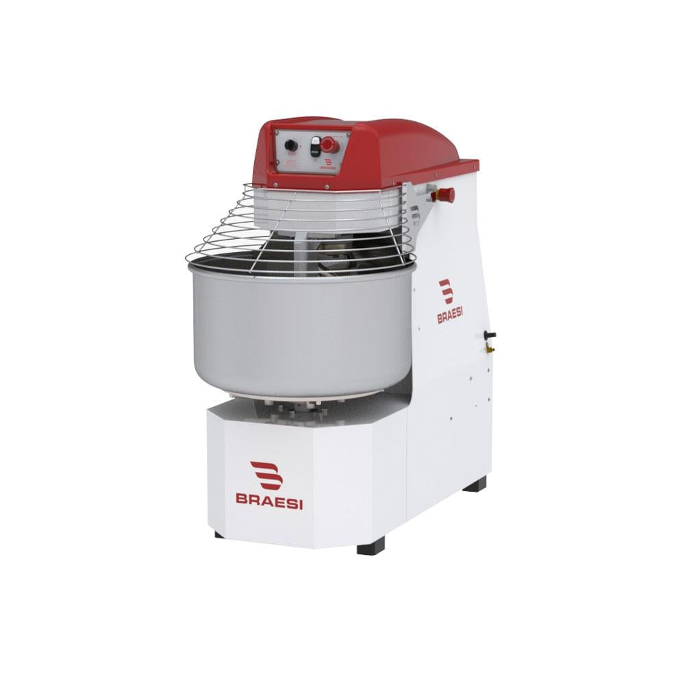 Amassadeira Espiral 40 Kg Masseira Industrial Epóxi 2 Velocidades Motor 3 CV AES-40 G3 220V - Braesi B18408