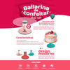 Bailarina de Confeitar Para Bolos BLB-300 Vermelha - Braesi