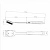 Escova Para Grelhas Com Raspador Churrasco Black Inox Cabo Polipropileno Preto - Tramontina 26594100