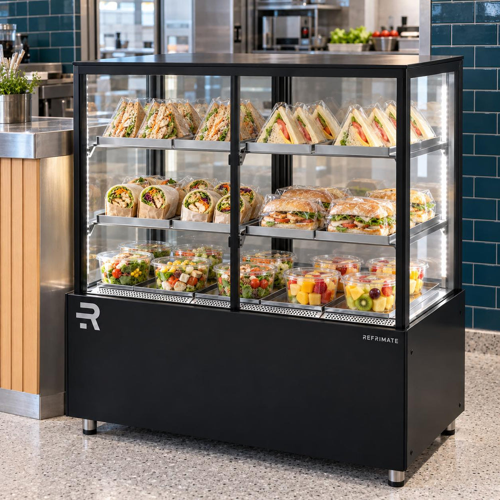 Vitrine Confeitaria Refrigerada New Vanguard Plus 105cm Ar Forçado 3°C a 10°C CNVPR1050 220V - Refrimate 464872-2
