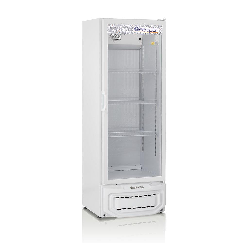 Visa Cooler Refrigerador Expositor Vertical Multiuso Porta Vidro 410L GPTU-40 BR - Gelopar