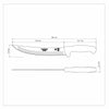 Faca Para Carne Butcher Lâmina Inox Cabo em Polipropileno Preto 10" - Tramontina 24658100
