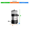 Extrator de Sucos Industrial Inox Com Câmara PP 0,25 HP ES Bivolt - Skymsen 710229