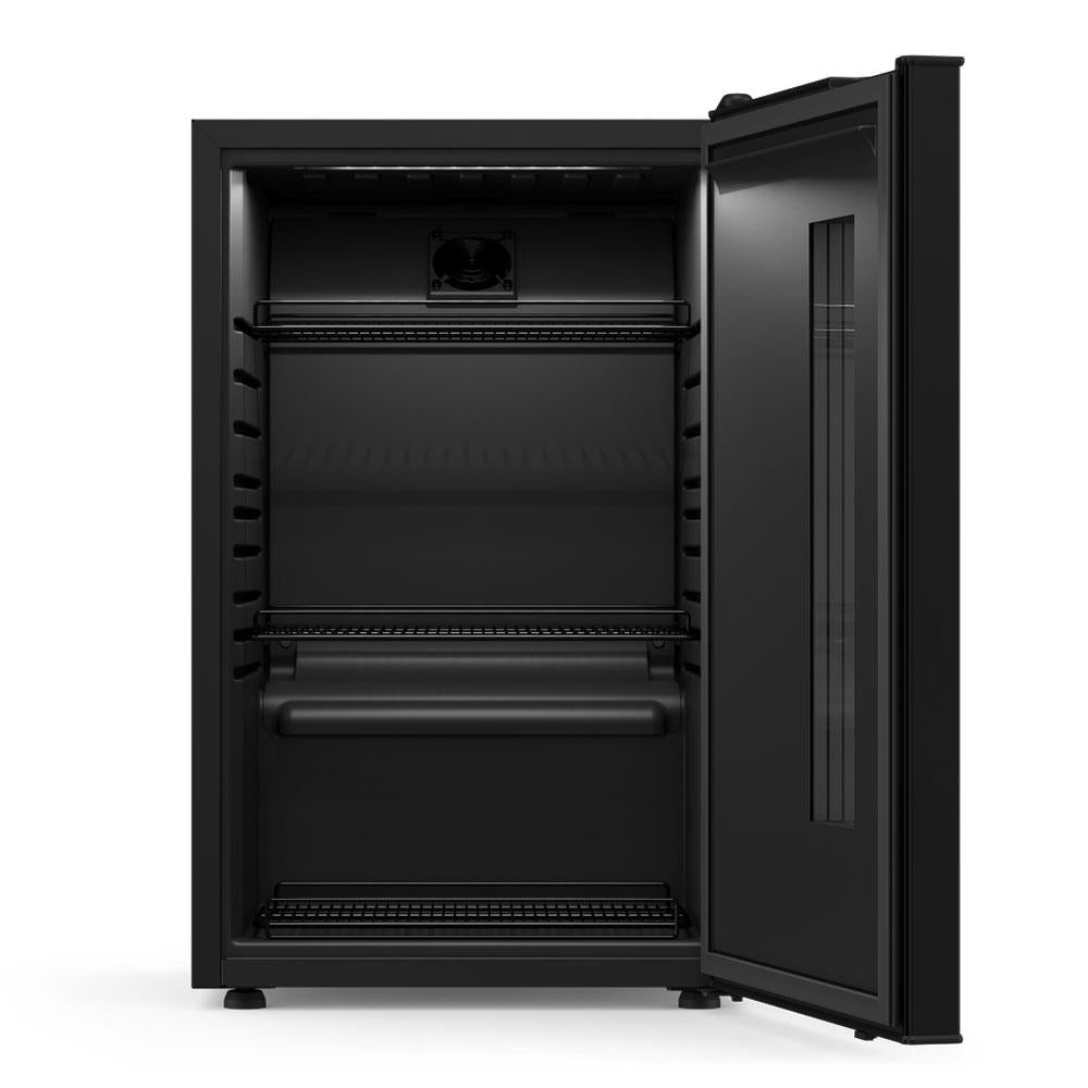 Cervejeira Beer Maxx Preto Onix One Inverter 98/114L Porta Com Visor Digital +2°C a -6ºC VN12TPP 127V - Metalfrio
